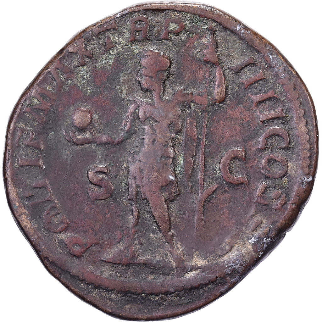 Severus Alexander, Sesterzio, 225, Rome, Bronzo, BB, RIC:439c
