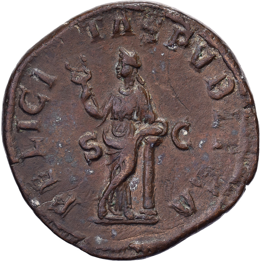 Julia Mamée, Sestertius, 222-235, Rome, Bronzen, ZF+, RIC:676