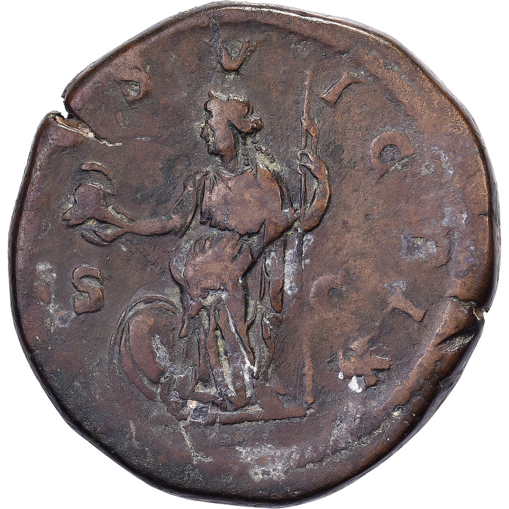 Julia Mamaea, Sesterzio, 222-235, Rome, Bronzo, BB, RIC:705
