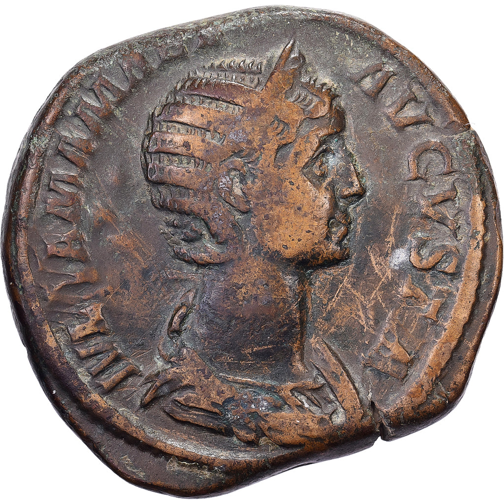 Julia Mamaea, Sestertius, 222-235, Rome, Bronze, EF(40-45), RIC:708