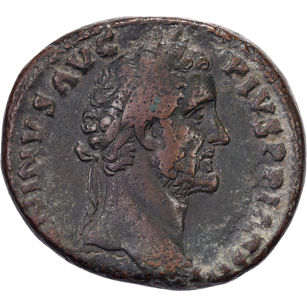 Antonin le Pieux, Sestercio, 155-156, Rome, Bronce, BC+, RIC:943a