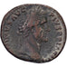 Antonin le Pieux, Sestercio, 155-156, Rome, Bronce, BC+, RIC:943a