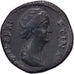 Diva Faustina I, Sesterz, 141, Rome, Bronze, S+, RIC:1130