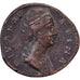 Diva Faustina I, Sesterz, 141, Rome, Bronze, SS, RIC:1124