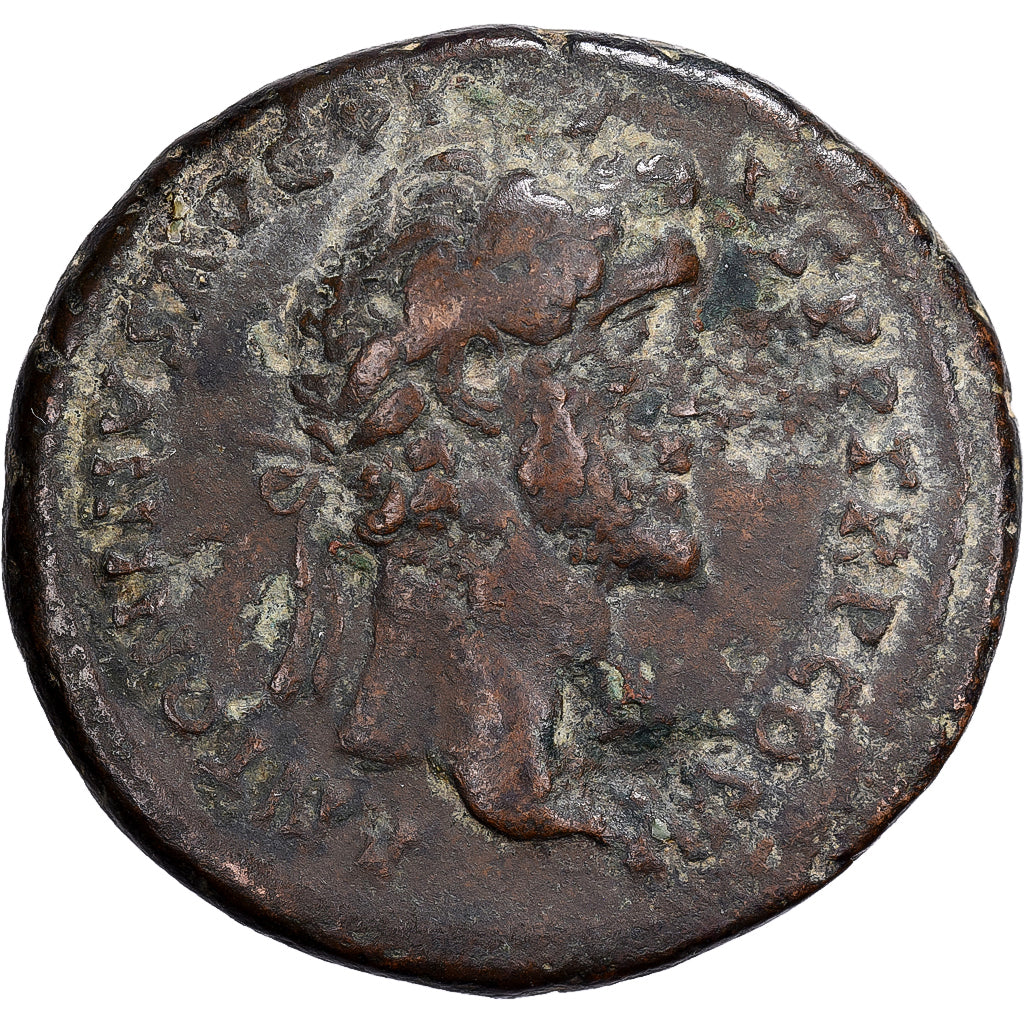 Antoninus Pius & Marcus Aurelius, As, 140-144, Rome, Bronze, VF(30-35), RIC:1223