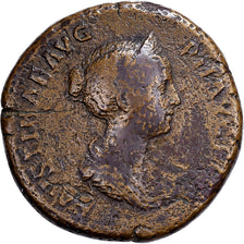 Faustina II, Sesterzio, 145-161, Rome, Bronzo, MB+, RIC:1386B