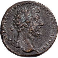 Marcus Aurelius, Sestertius, 163-164, Rome, Bronzen, ZF+, RIC:861