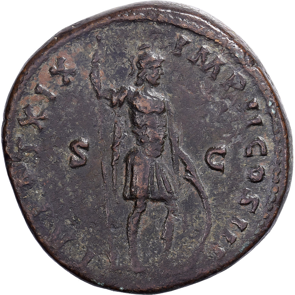 Marcus Aurelius, Sestertius, 164-165, Rome, Bronze, AU(50-53), RIC:898