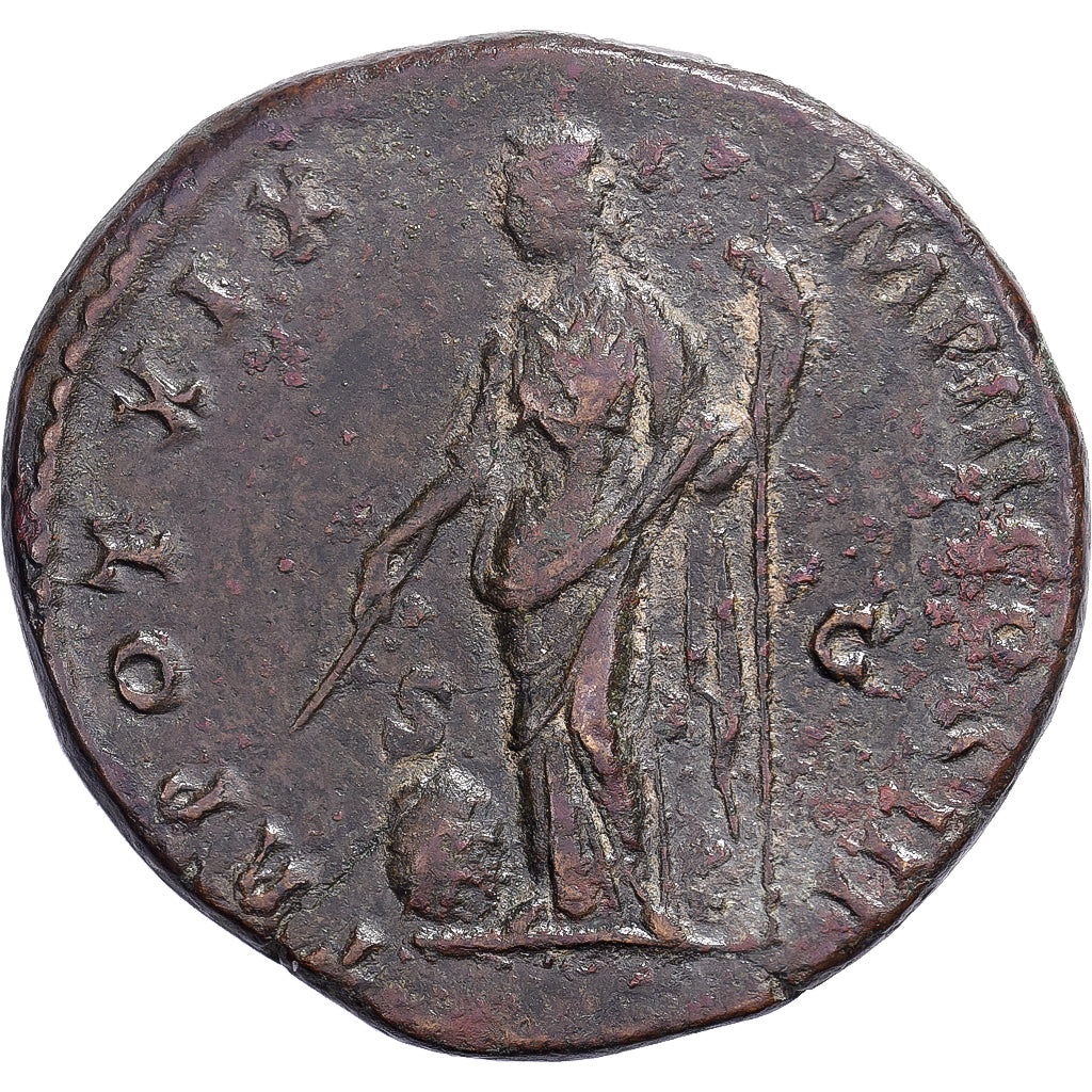 Marcus Aurelius, Sestertius, 165, Rome, Bronze, AU(50-53), RIC:912