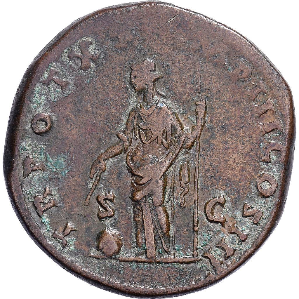 Marcus Aurelius, Sestertius, 165-166, Rome, Bronze, EF(40-45), RIC:923