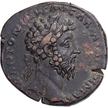 Marcus Aurelius, Sesterzio, 166-167, Rome, Bronzo, BB, RIC:948
