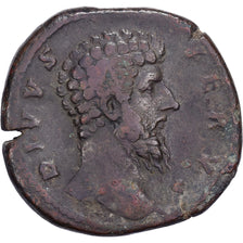 Divus Lucius Verus, Sestercio, 169, Rome, Bronce, BC+