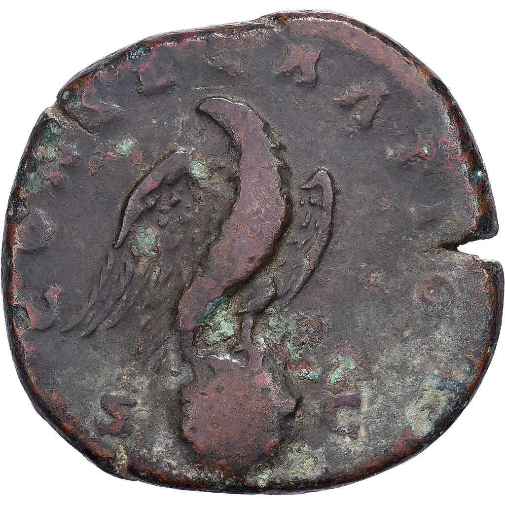 Divus Lucius Verus, Sestercio, 169, Rome, Bronce, BC+