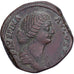 Faustina II, Sestertius, 161-176, Rome, Bronze, EF(40-45)