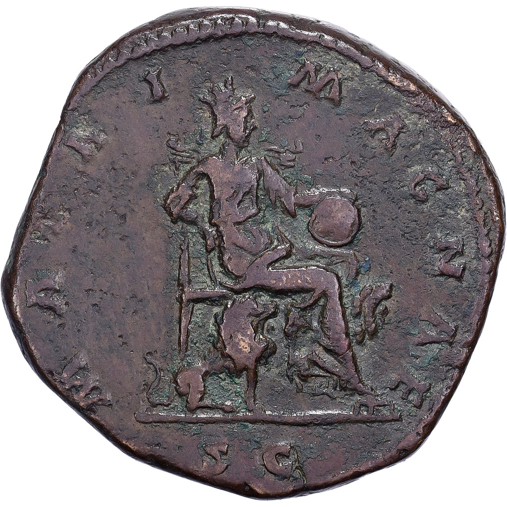 Faustina II, Sestertius, 161-176, Rome, Bronze, EF(40-45)
