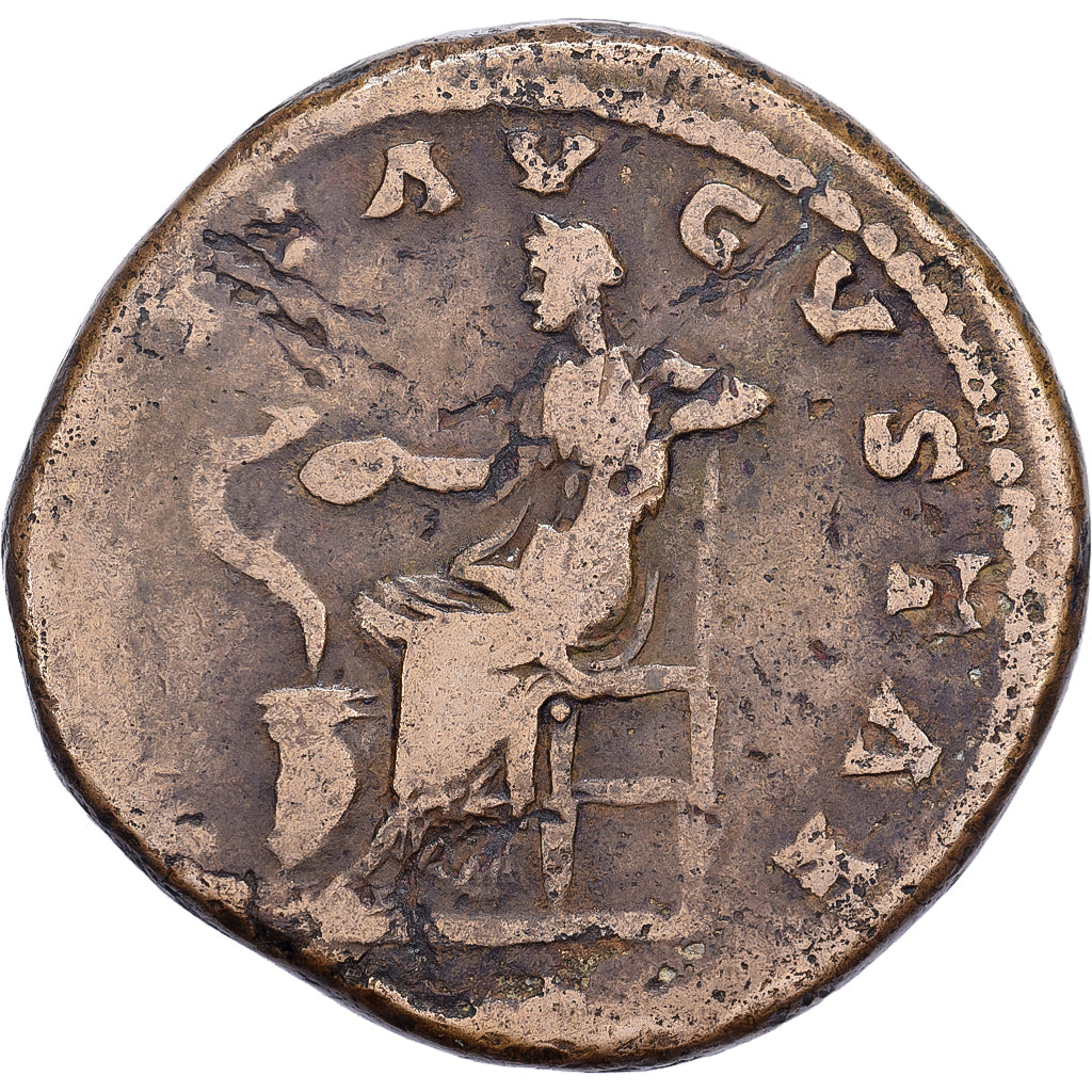 Faustina II, Sesterz, 161-176, Rome, Bronze, S+, RIC:1668A