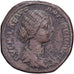 Lucille, Sestertius, 164-169, Rome, Bronzen, FR+, RIC:1732