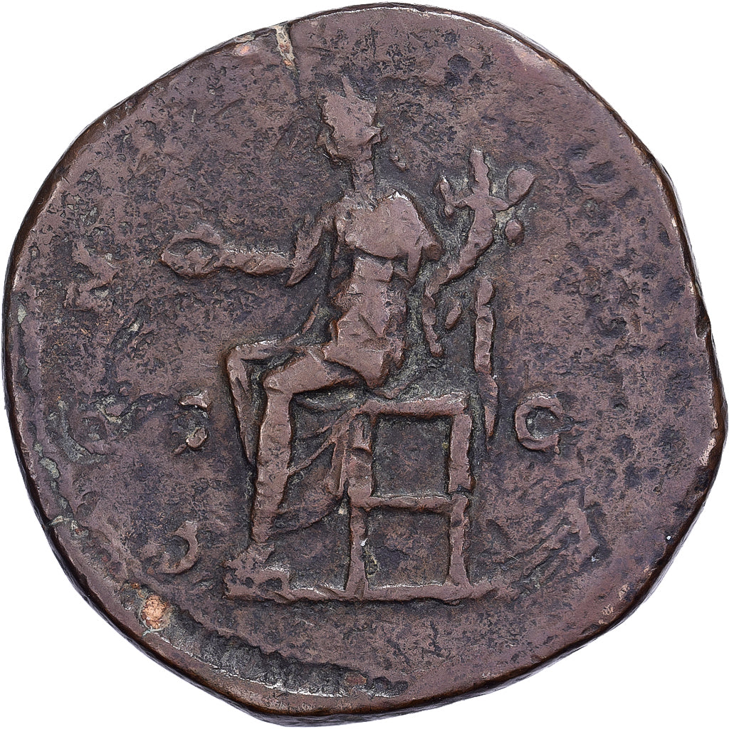 Lucille, Sestertius, 164-169, Rome, Bronzen, FR+, RIC:1732