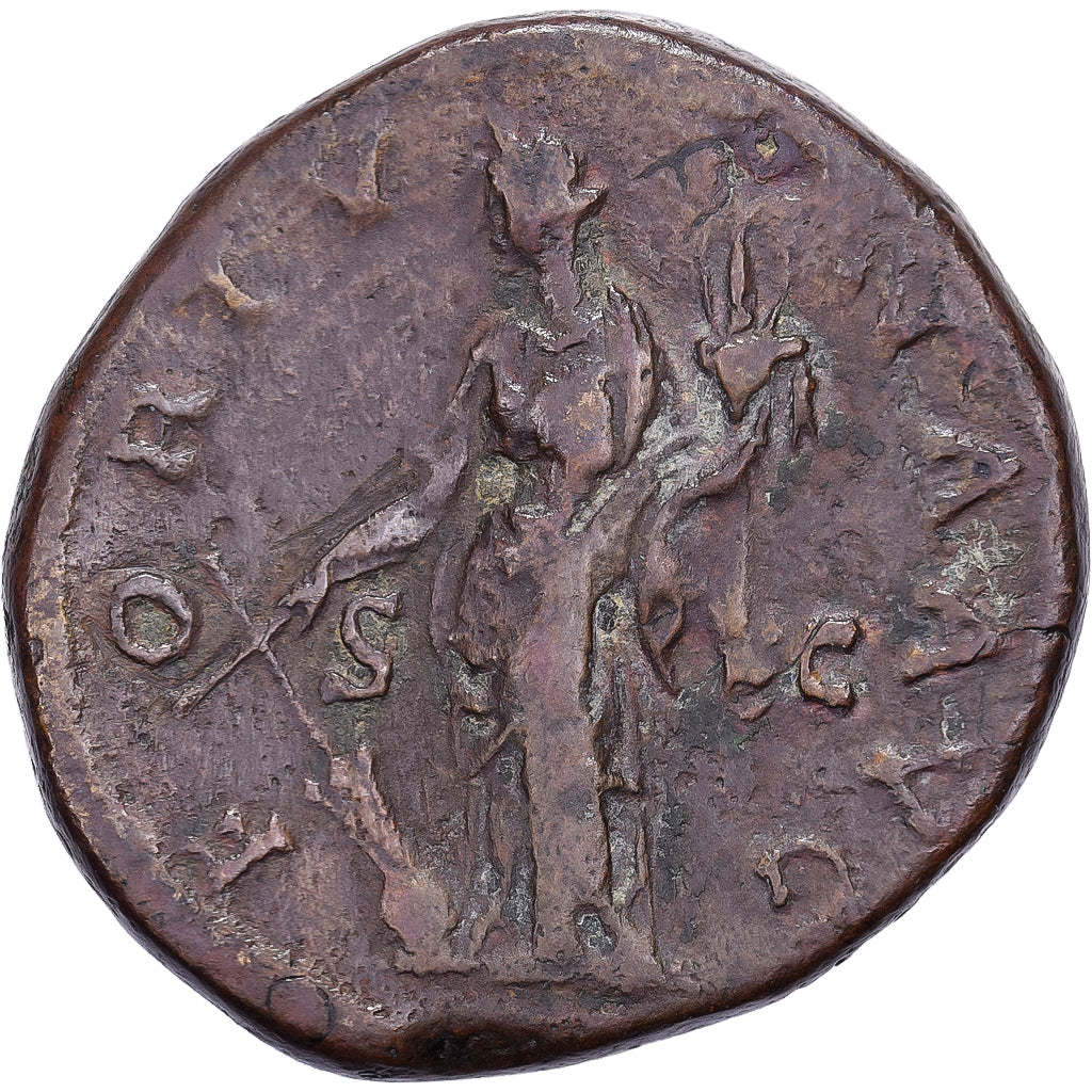 Hadrius, As, 137-138, Rome, Bronzen, FR+, RIC:2415