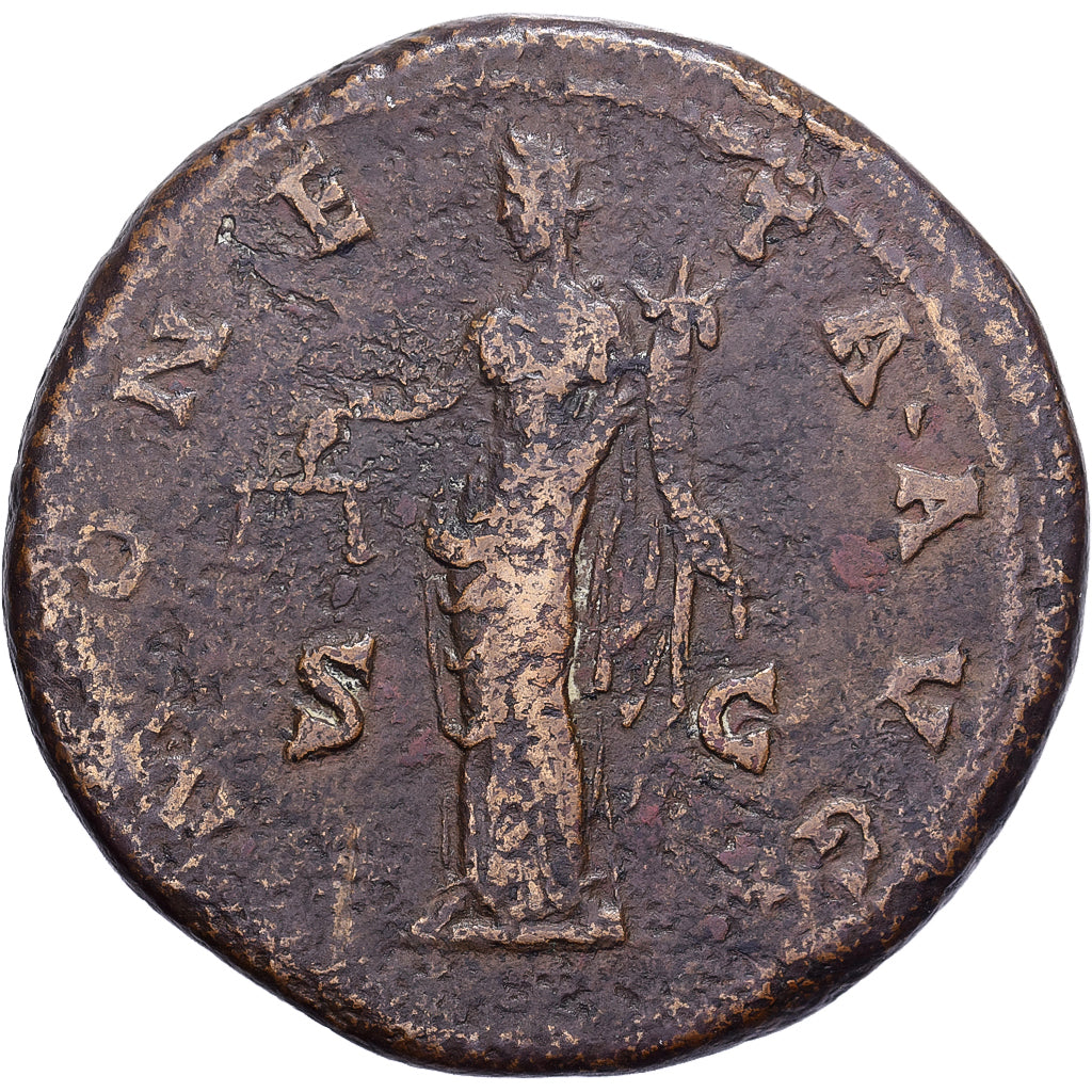 Antonin le Pieux, Sesterzio, 140-144, Rome, Bronzo, BB, RIC:610a