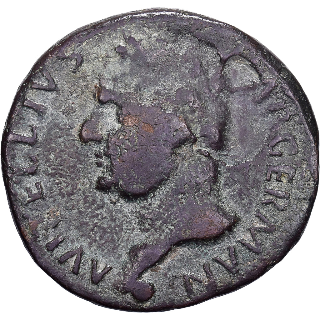 Vitellius, As, 69, Tarraco, Bronzo, MB, RIC:46