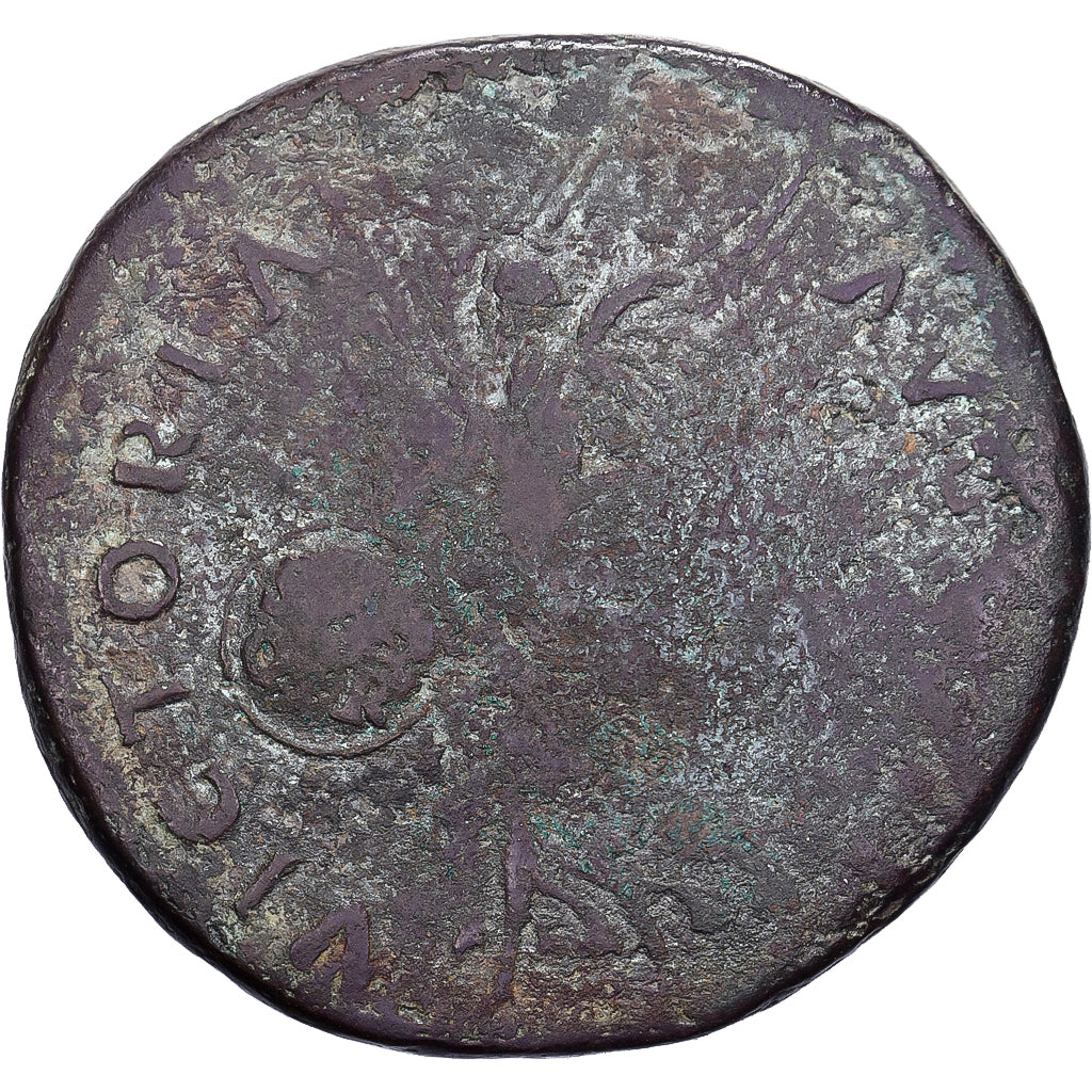 Vitellius, As, 69, Tarraco, Bronzo, MB, RIC:46