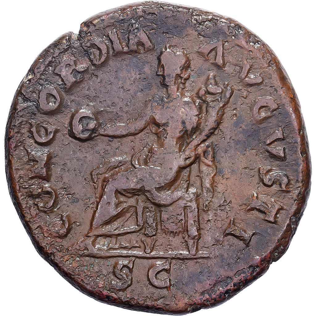 Titus, Dupondius, 72, Rome, Rare, Bronce, MBC, RIC:434
