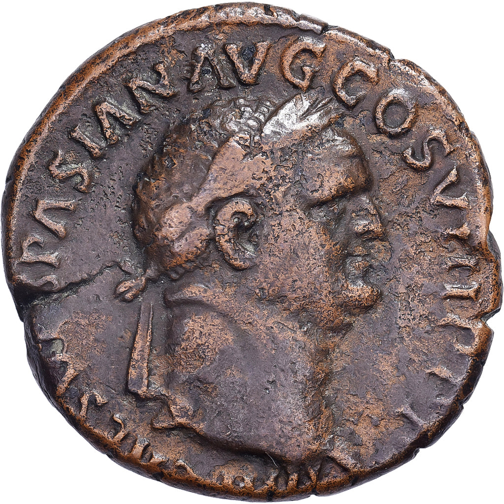 Vespasian, Dupondius, 77-78, Lyon - Lugdunum, Bronze, EF(40-45), RIC:1210