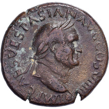 Vespasian, Dupondius, 77-78, Lyon - Lugdunum, Bronce, BC+, RIC:1210