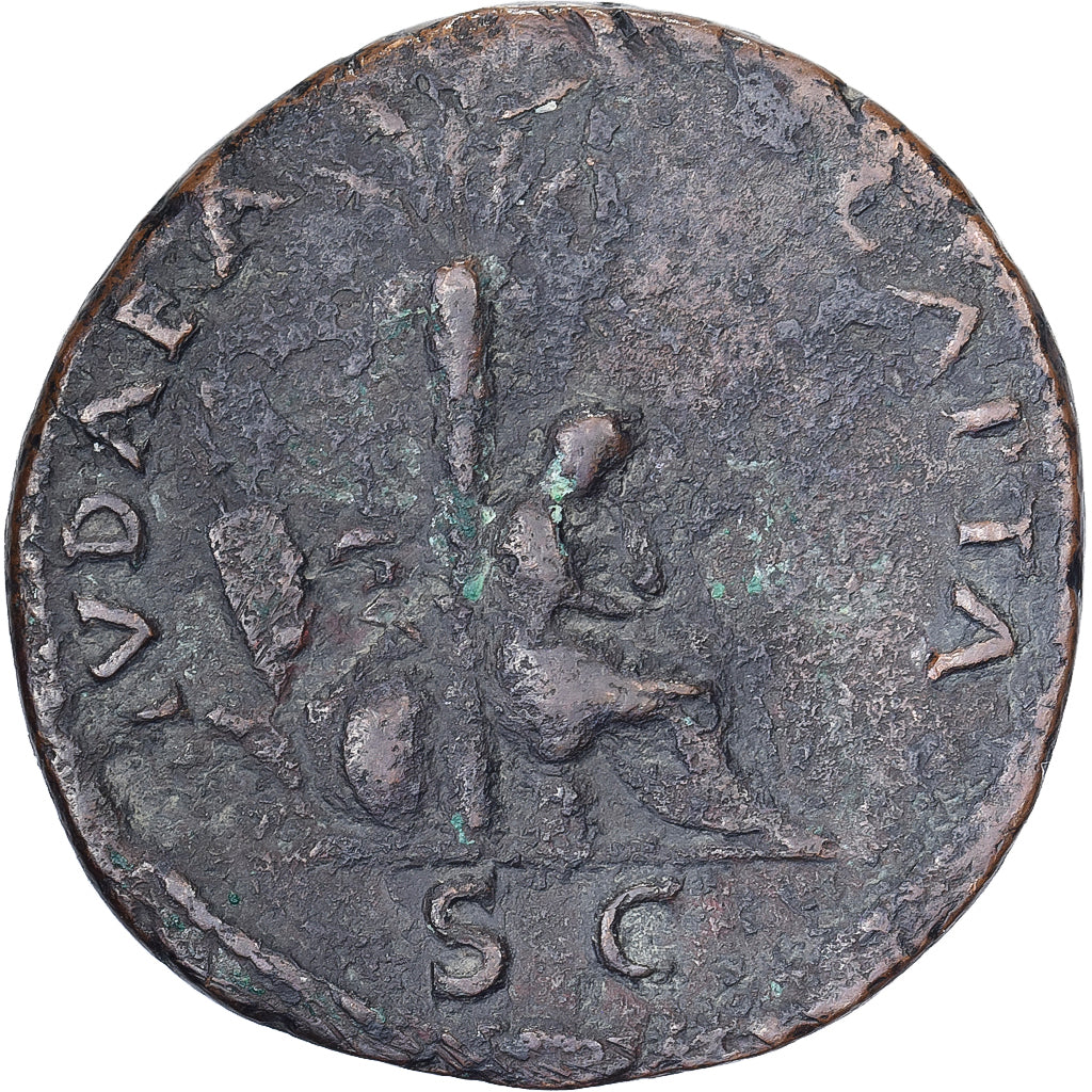 Titus, As, 77-78, Lugdunum, Bronze, VF(30-35), RIC:1268