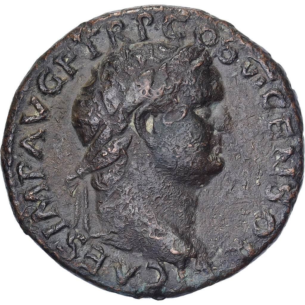 Titus, As, 77-78, Lyon - Lugdunum, Bronze, SS, RIC:1275