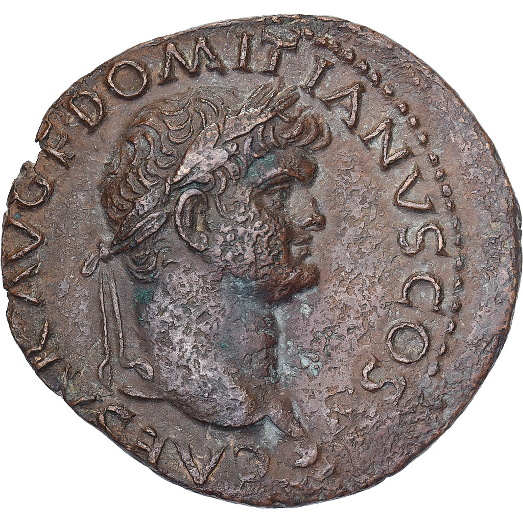 Domitian, As, 77-78, Lyon - Lugdunum, Bronzo, SPL-, RIC:1290