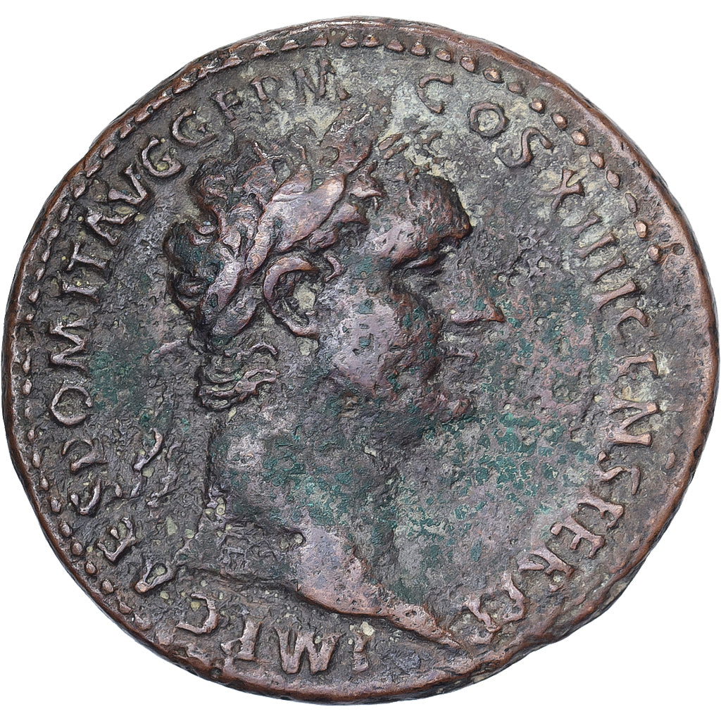 Domitianus, As, 88-89, Rome, Bronzen, ZF, RIC:648