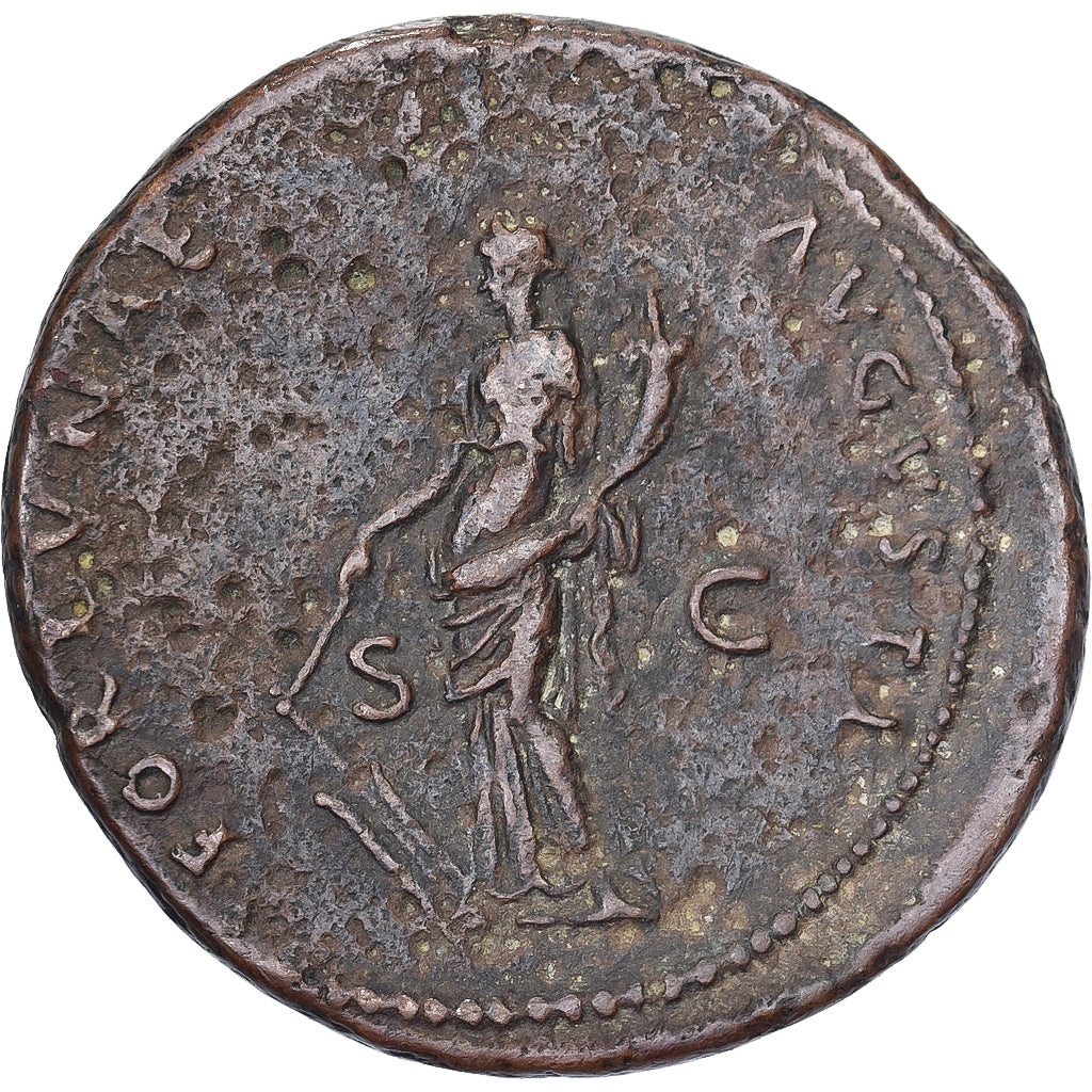 Domitianus, As, 88-89, Rome, Bronzen, ZF, RIC:648