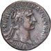 Trajan, As, 99-100, Rome, Bronce, MBC