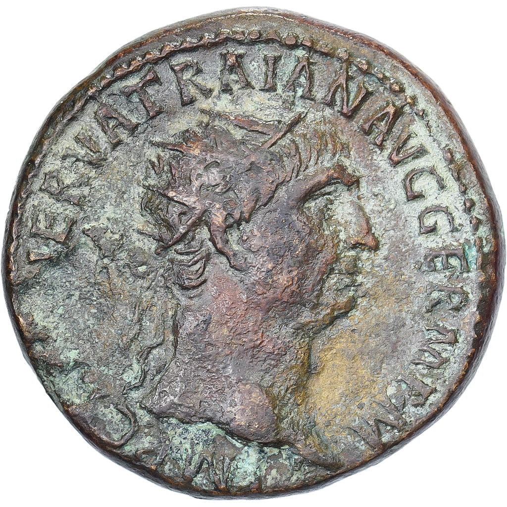 Trajan, Dupondius, 99-100, Rome, Bronce, MBC, RIC:411