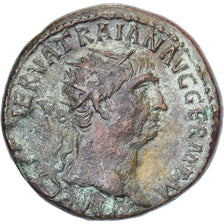 Trajan, Dupondius, 99-100, Rome, Bronzen, ZF, RIC:411