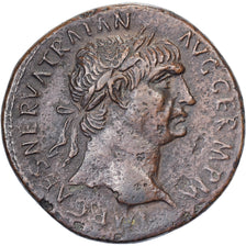 Trajan, Sestertius, 101-102, Rome, Bronzen, ZF+, RIC:432