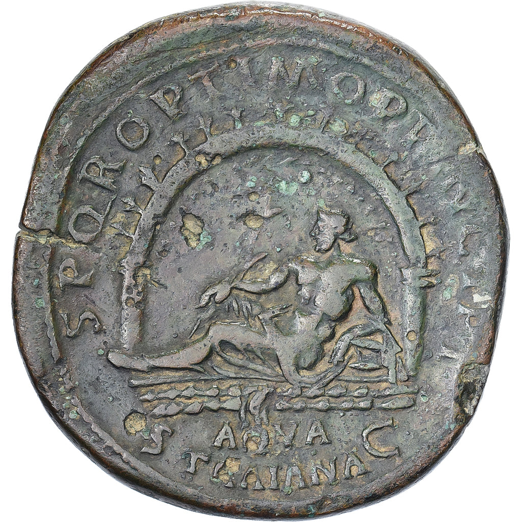 Trajan, Sesterz, 103-111, Rome, Bronze, S+, RIC:463