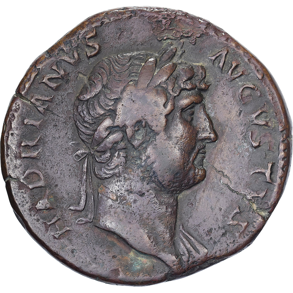 Hadrian, Sestertius, 124-125, Rome, Bronze, VF(30-35), RIC:738