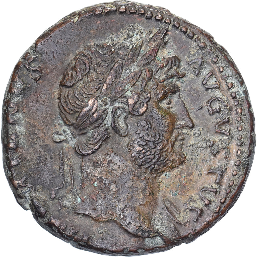 Hadrius, As, 125-127, Rome, Bronzen, ZF+, RIC:818
