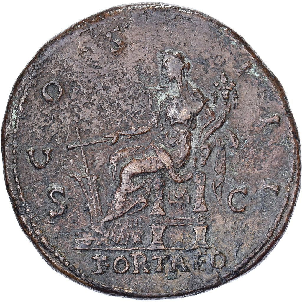 Hadrian, Sestertius, 129-130, Rome, Bronze, AU(50-53), RIC:1348