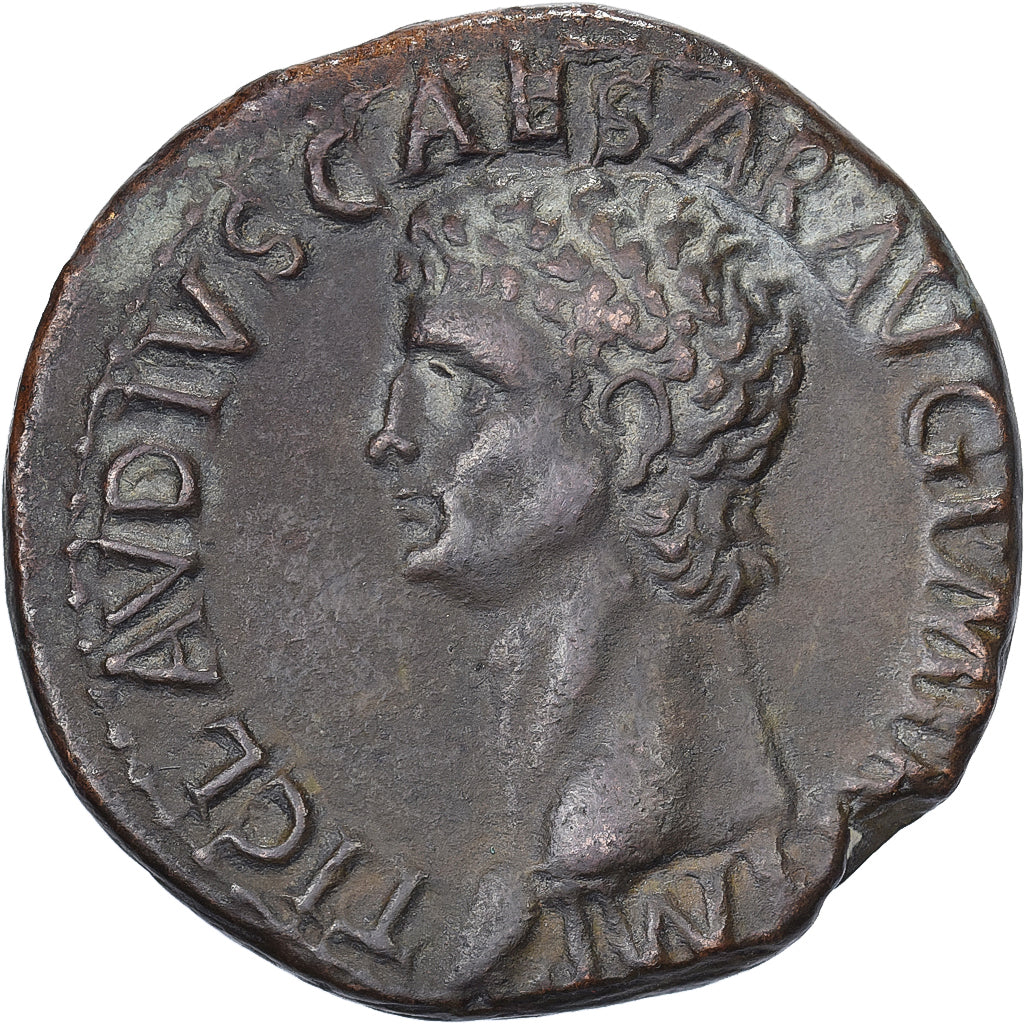Claudius, Dupondius, 41-50, Rome, Bronzen, ZF+, RIC:95