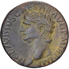 Claudius, As, 41-50, Rome, Bronzo, BB+, RIC:97