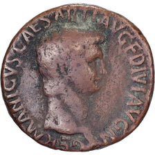 Germanicus, As, 50-54, Rome, Bronze, VF(20-25), RIC:106