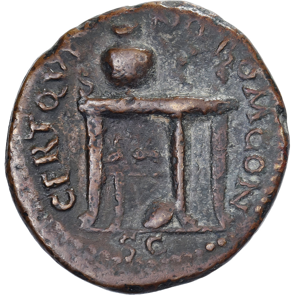 Nero, Semis, 62-68, Rome, Bronce, BC+, RIC:241