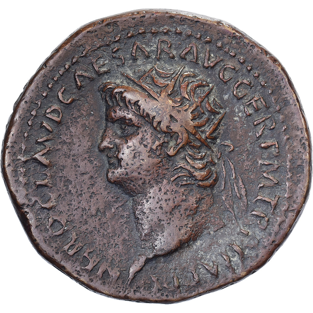 Nero, Dupondius, 62-68, Rome, Brązowy, EF(40-45), RIC:294
