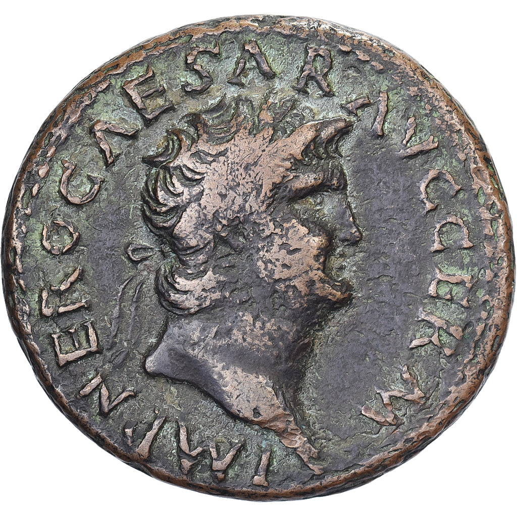 Nero, As, 62-68, Rome, Bronze, S+, RIC:347