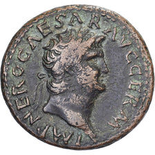 Nero, As, 62-68, Rome, Bronze, S+, RIC:347