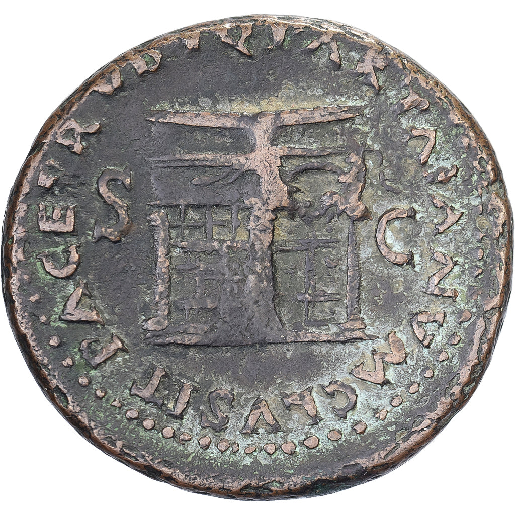 Nero, As, 62-68, Rome, Bronze, S+, RIC:347